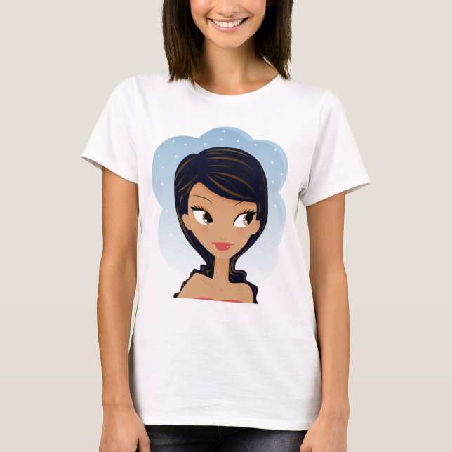 T-shirt Beauté d'Afro-américain (Devant)