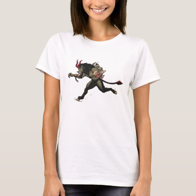 T-shirt Beauté de Noël de Krampus (Devant)