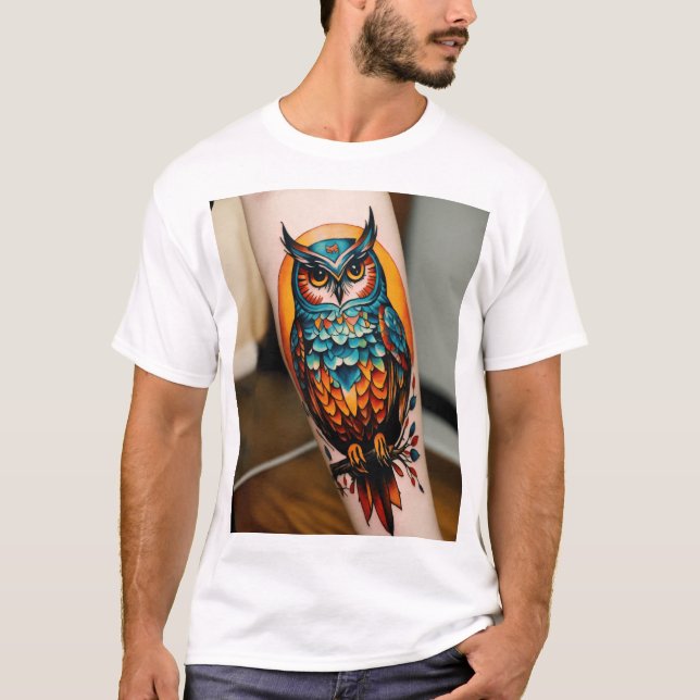 T-shirt "Beauté de tatouage sauvage" (Devant)