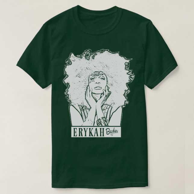 T-shirt Beauté d'erykah badu Blanc (Design devant)