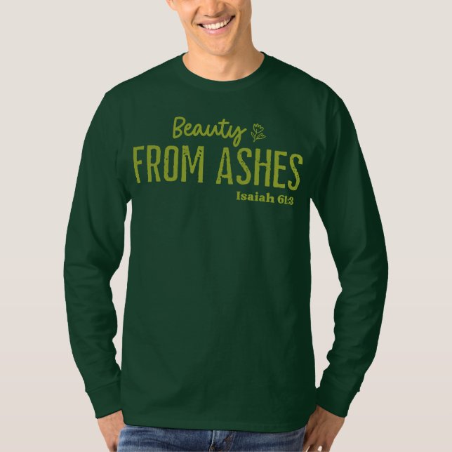 T-shirt Beauté des Cendres Foi Chrétienne (Devant)
