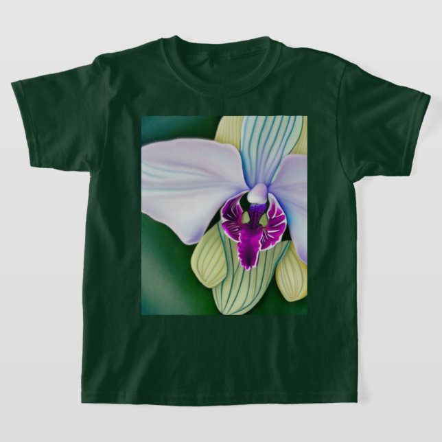T-shirt Beauté des orchidées (Poser)