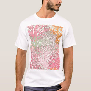 T-shirt Beauté du corail : Motif sous-marin Wonderland.