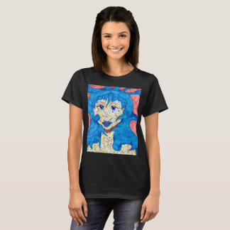 T-shirt Beauté en bleu