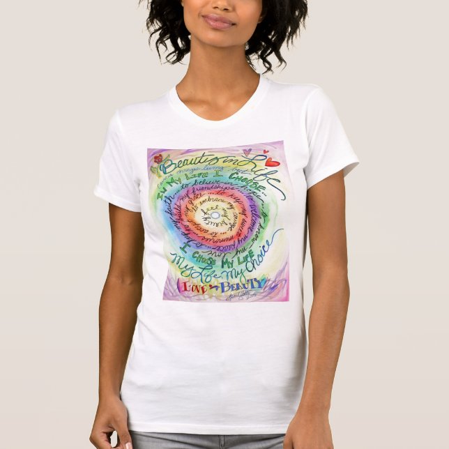 T-shirt beauté en vie (Devant)