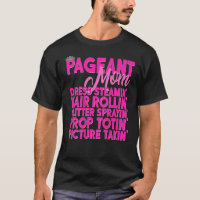 Beauté Pageant Chemise Cadeau Glitz Fille Maman Po