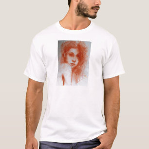 T-shirt BEAUTÉ ROMANTIQUE / Portrait de femme en Sepia Bro