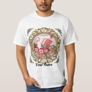 T-shirt beauté rose fantaisie