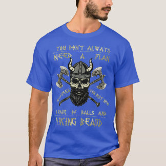 T-shirt Beauté Viking Scull Vikings