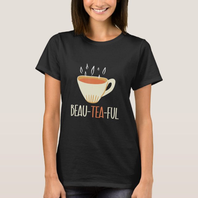 T-shirt Beauteaful Chai Drinkers Tea  Chai Tea Party Graph (Devant)