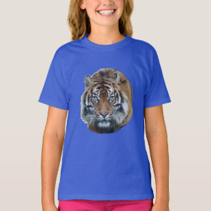 T-shirt Beautiful Bengal Tiger Face Photo