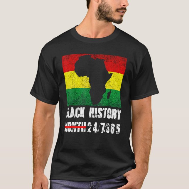T-shirt Beautiful Black History Month 247365 We Are All Hu (Devant)