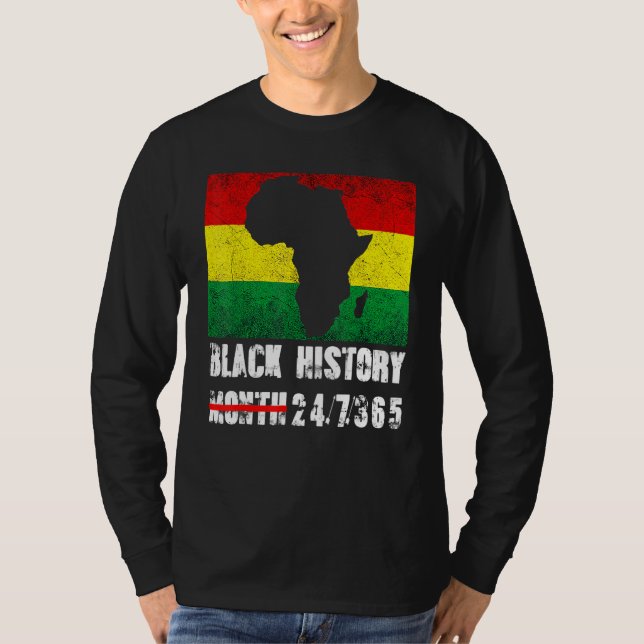 T-shirt Beautiful Black History Month 247365 We Are All Hu (Devant)