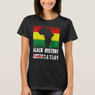 T-shirt Beautiful Black History Month 247365 We Are All Hu
