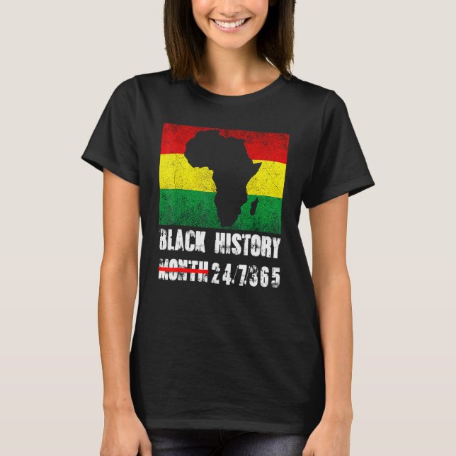 T-shirt Beautiful Black History Month 247365 We Are All Hu (Devant)