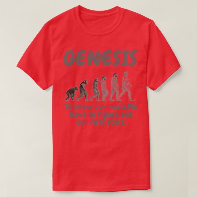 T-shirt Beautiful design expresses to genesis (Design devant)