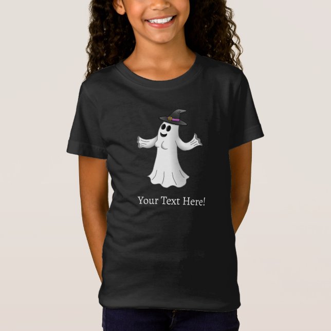 T-Shirt Beautiful Halloween Ghost (Devant)