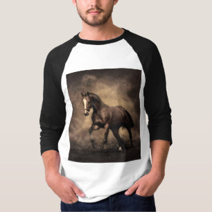 T-shirt Beautiful horse throw pillow