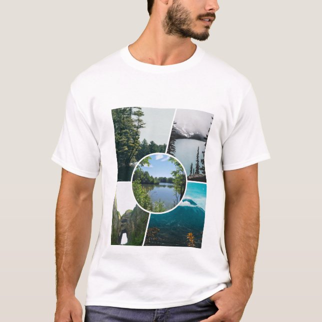 T-shirt Beautiful scenery of beaches  (Devant)