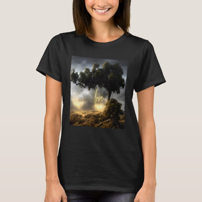 T-shirt Beautiful Vibrant Tree Nature s Beauty  4 (Devant)