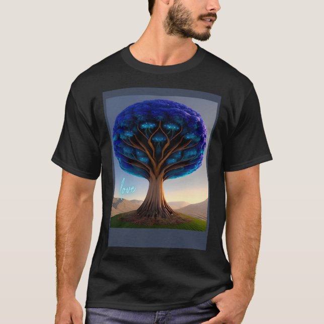 T-shirt Beautiful Vibrant Tree Nature s Beauty  5 (Devant)