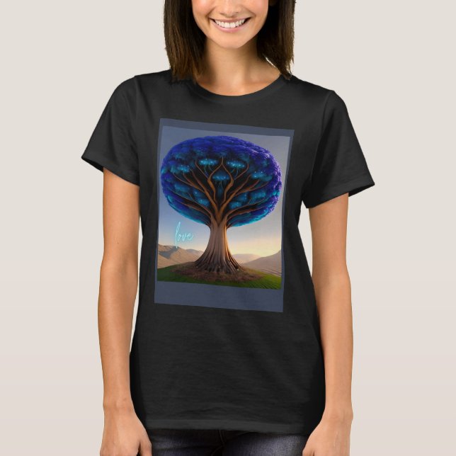 T-shirt Beautiful Vibrant Tree Nature s Beauty  5 (Devant)