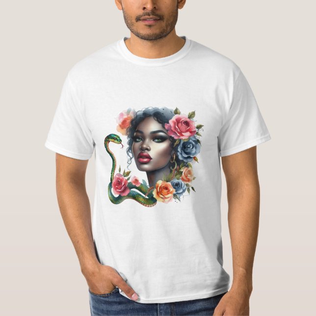 T-shirt beautiful women (Devant)