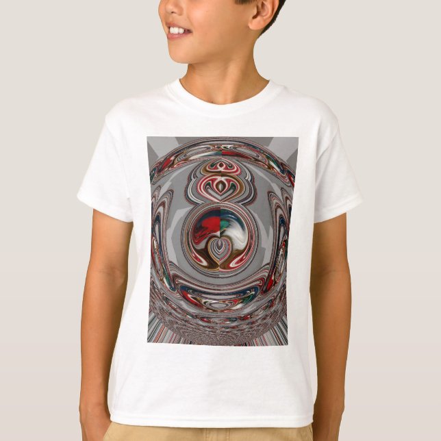 T-shirt Beaux Coeurs de Noël Fêtes Couleurs de saison (Devant)