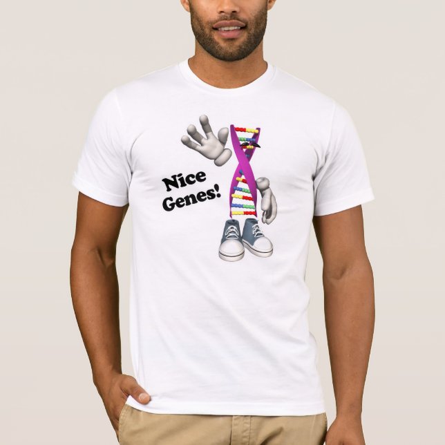 T-shirt Beaux gènes ADN drôle (Devant)