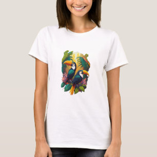 T-shirt Beaux oiseaux tee - shirts graphiques