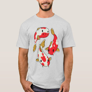 T-shirt Beaux poissons Koï de dessin animé