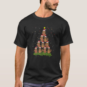 T-shirt Beaver Christmas Tree u2013 Animal Beaver Xmas