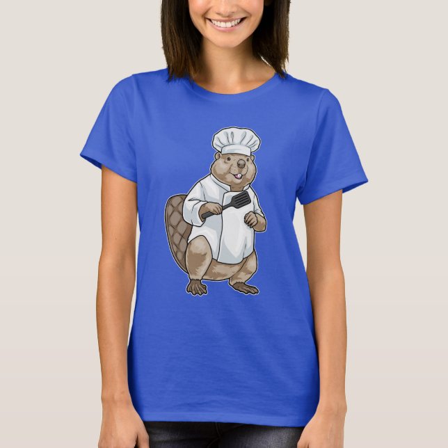 T-shirt Beaver Cook Spatula Cooking (Devant)