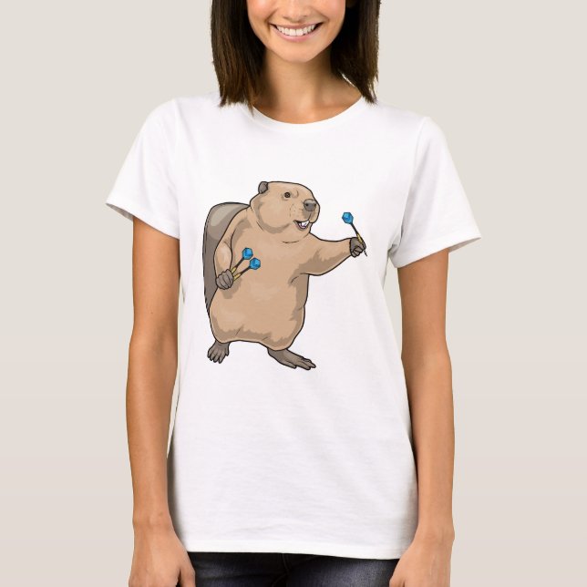 T-shirt Beaver Darts Dart (Devant)