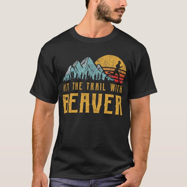T-shirt BEAVER Family Running - Touchez le sentier avec BE (Devant)