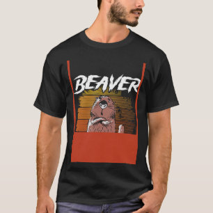 T-shirt Beaver Fièvre Arrière-plan Beaver