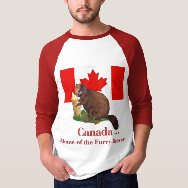 T-shirt Beaver Furry (Devant)