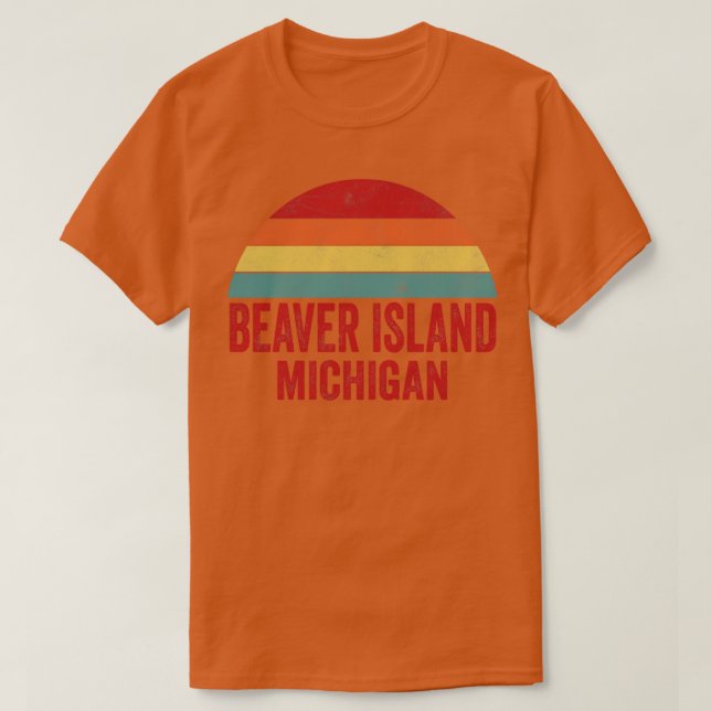 T-shirt Beaver Island Michigan (Design devant)