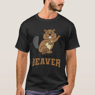 T-shirt Beaver Joke Rongeurs Animal Castor Chasseur de cas