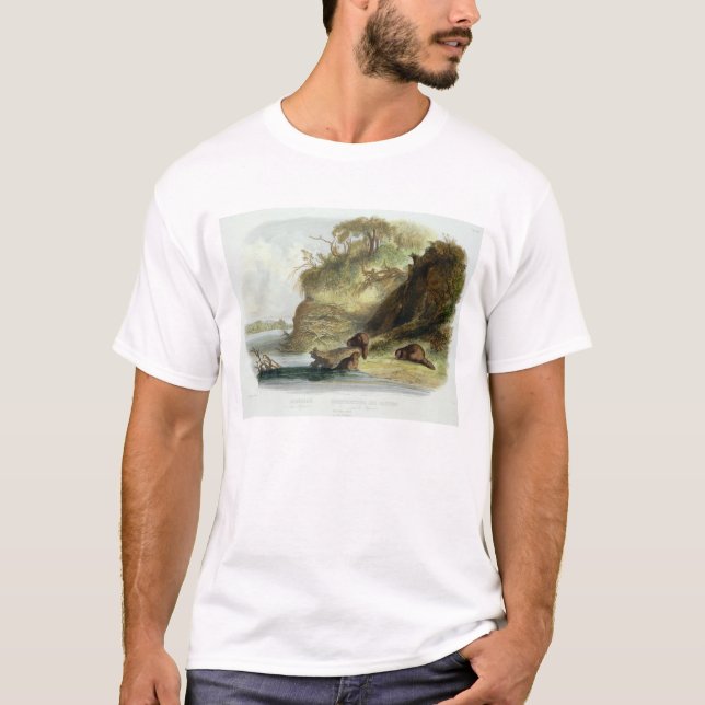 T-shirt Beaver la hutte sur le Missouri, plaquez 17 du (Devant)