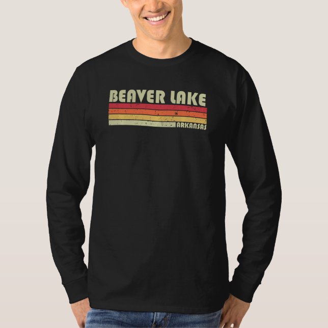 T-shirt Beaver Lake Arkansas Funny Pêche Camping été (Devant)