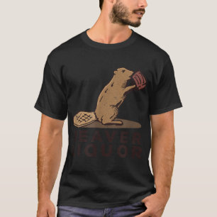 T-shirt Beaver Liquor Boire