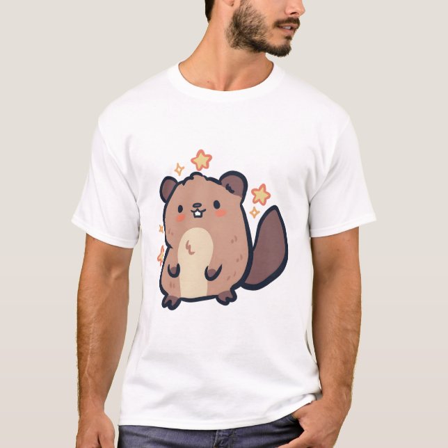 T-shirt Beaver Magic (Devant)