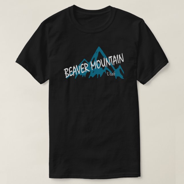 T-shirt Beaver Mountain Resort Mountains (Design devant)