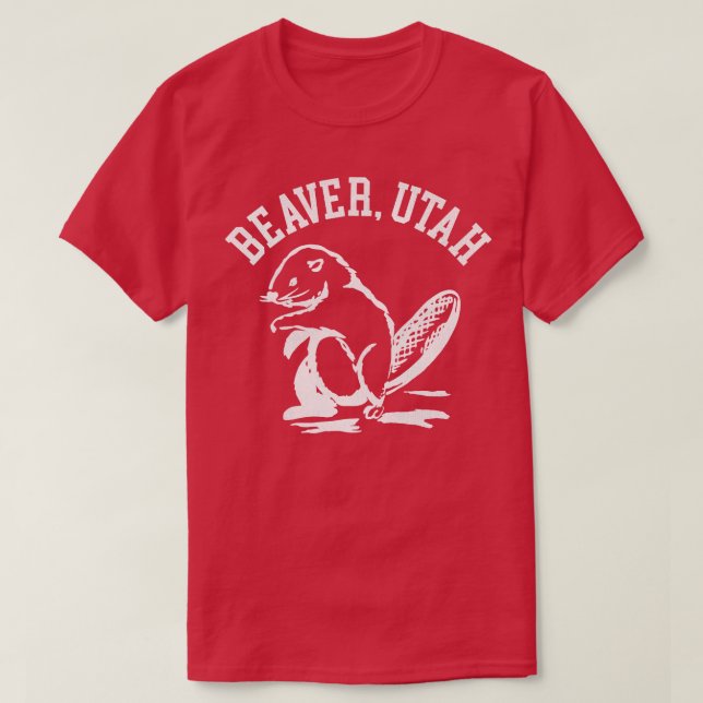 T-shirt Beaver Utah (Design devant)