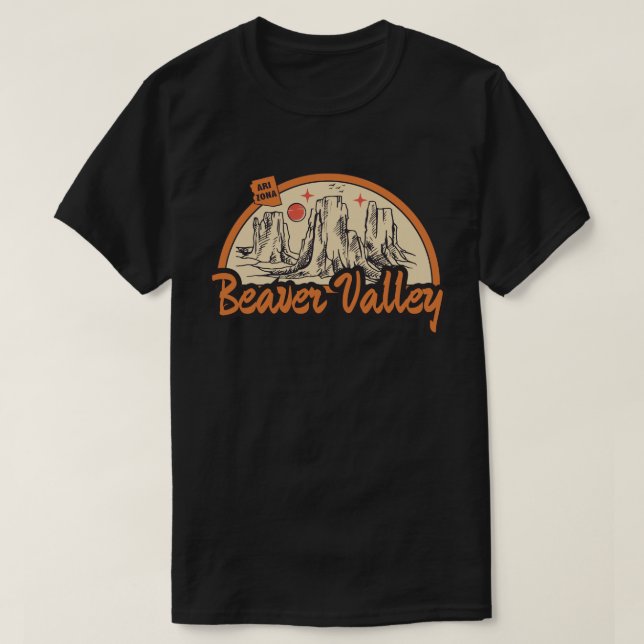 T-shirt Beaver Valley, Arizona (Design devant)