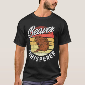 T-shirt Beaver Whisperer Beaver Chasse Amoureux