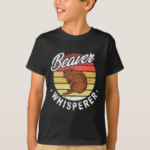 T-shirt Beaver Whisperer Beaver Chasse Amoureux