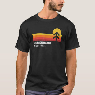 T-shirt Beaverhead National Forest Montana Cool Retro Styl