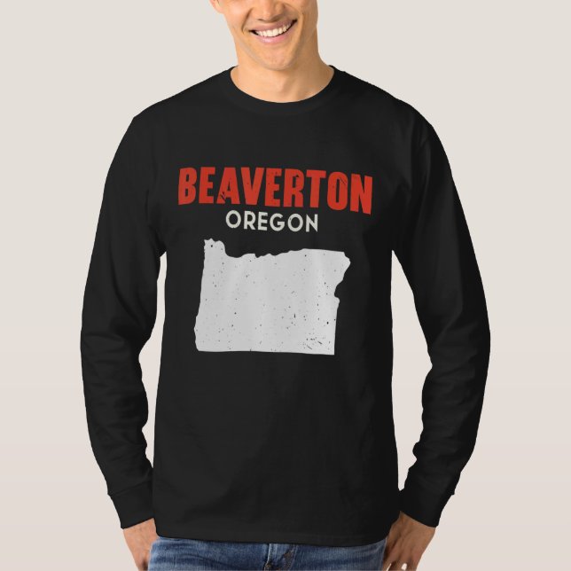 T-shirt Beaverton Oregon USA State America Travel Oregon (Devant)